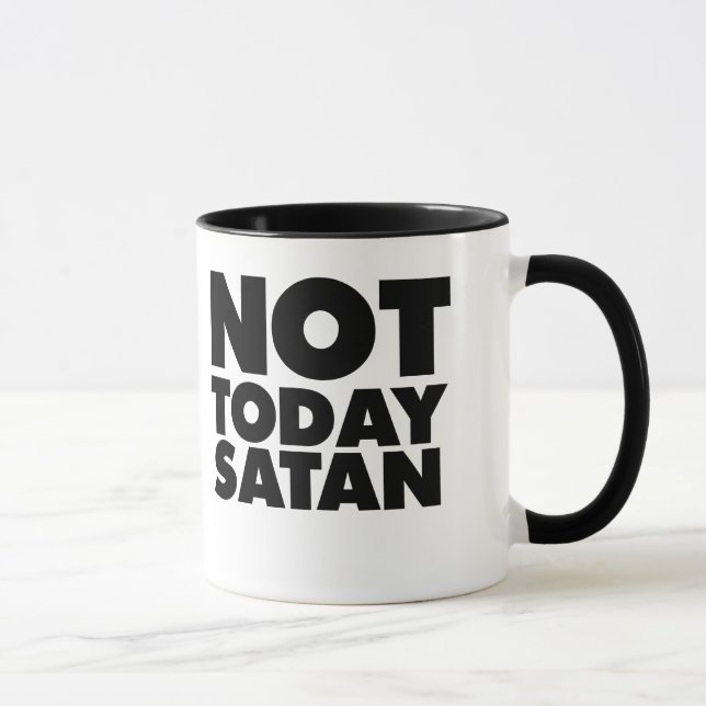 Inte idag Satan Mugg (Höger)