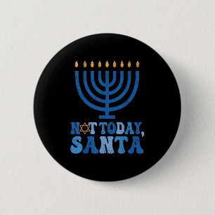 Inte idag tomten Menorah Chanukah Je Knapp