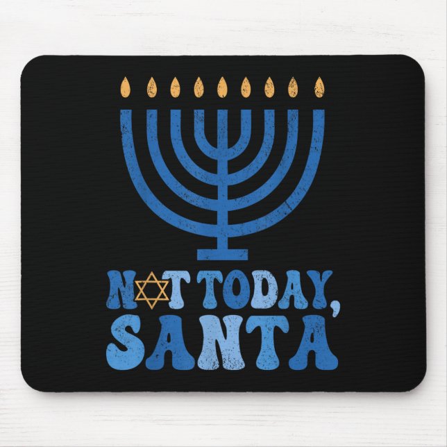 Inte idag tomten Menorah Chanukah Je Musmatta (Framsidan)