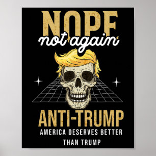 Inte igen Anti-trump 2024 Poster