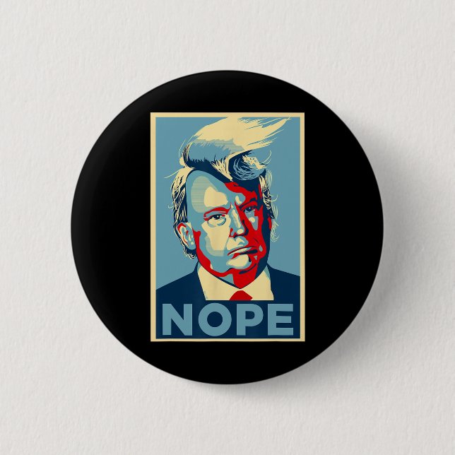 Inte Igen Roligt Trump 2024  Knapp (Framsida)