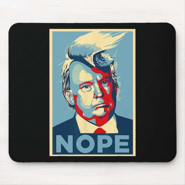 Inte Igen Skämt Trump 2024  Musmatta (Framsidan)