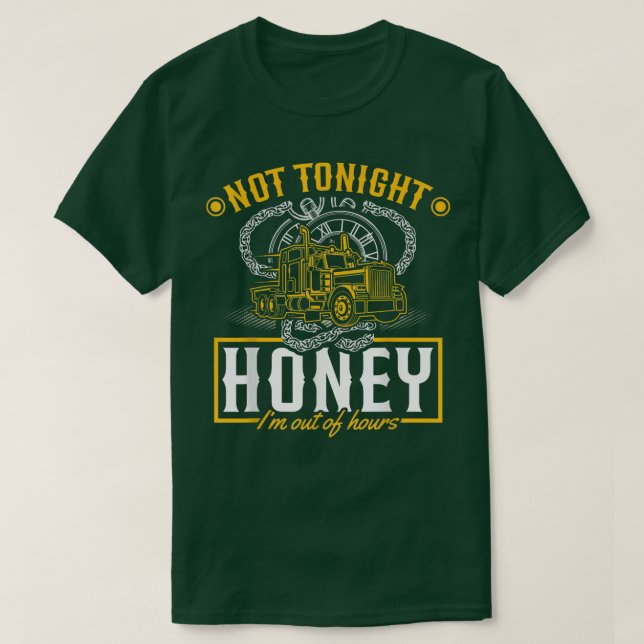 Inte ikväll honung t shirt (Design framsida)