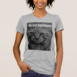 Inte imponerad t shirt