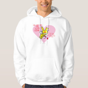Inte in i kärleksaken hoodie