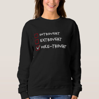 Inte Introvert Hike-trovert Vandring Humor Utomhus T Shirt