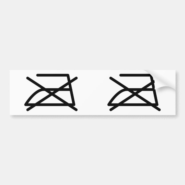 INTE JÄRN! BILDEKAL (Framsidan)