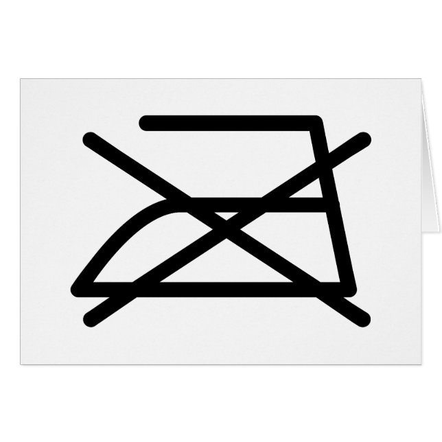 INTE JÄRN! HÄLSNINGSKORT (Framsidan Horizontal)