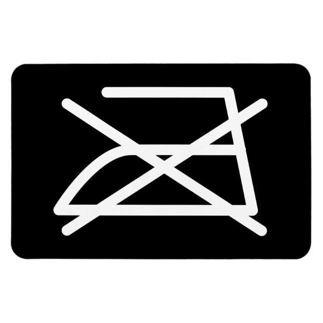 INTE JÄRN! MAGNET (Horisontell)