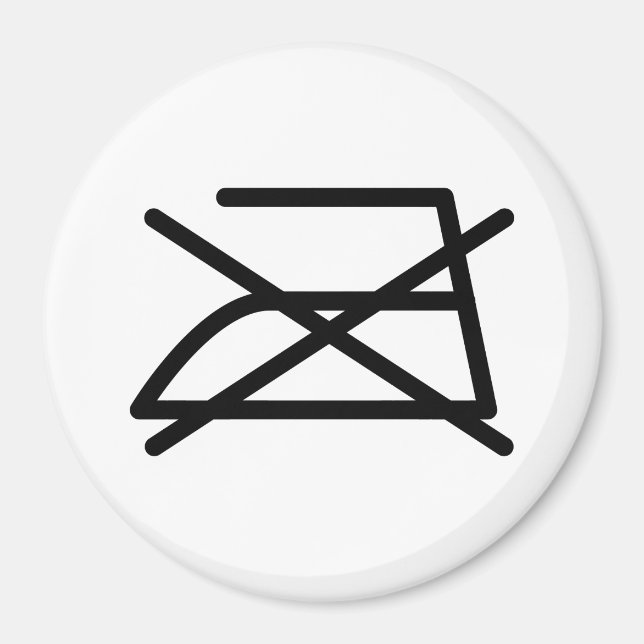 INTE JÄRN! MAGNET (Framsidan)