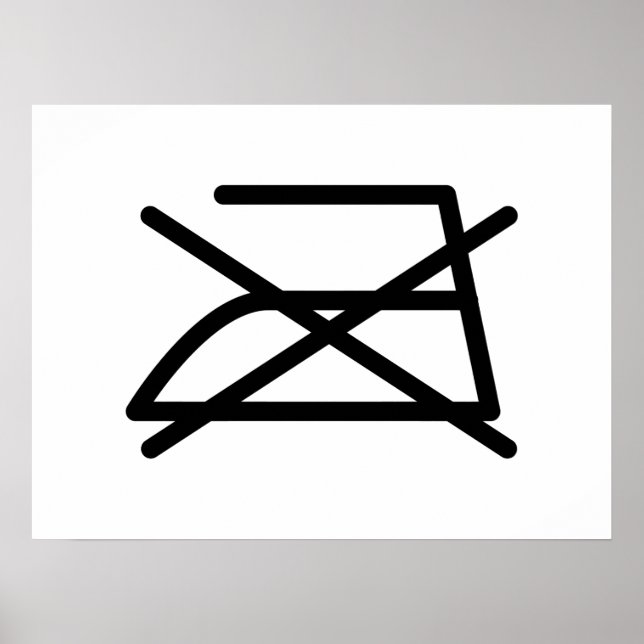 INTE JÄRN! POSTER (Framsidan)