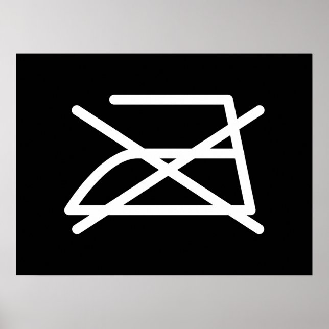 INTE JÄRN! POSTER (Framsidan)