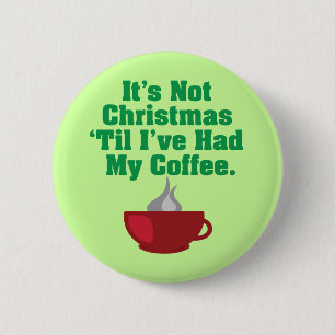 Inte jul till kaffe knapp