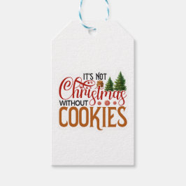 Inte jul utan kakor presentetikett