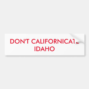 INTE KALIFORNICATE IDAHO BILDEKAL