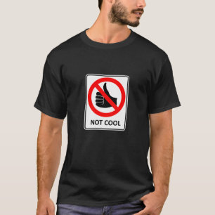 Inte kallt vägmärke t shirt