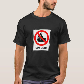 Inte kallt vägmärke t shirt