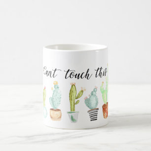 Inte kan handlag denna   kaktusvattenfärg kaffemugg