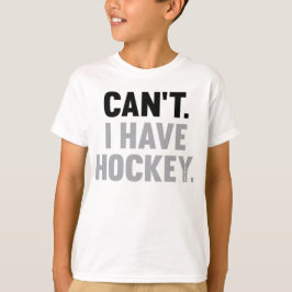 Inte kan jag ha ungdommen för ursäkten för hockey tee