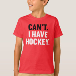 Inte kan jag ha utmärkt rolig hockey t shirt