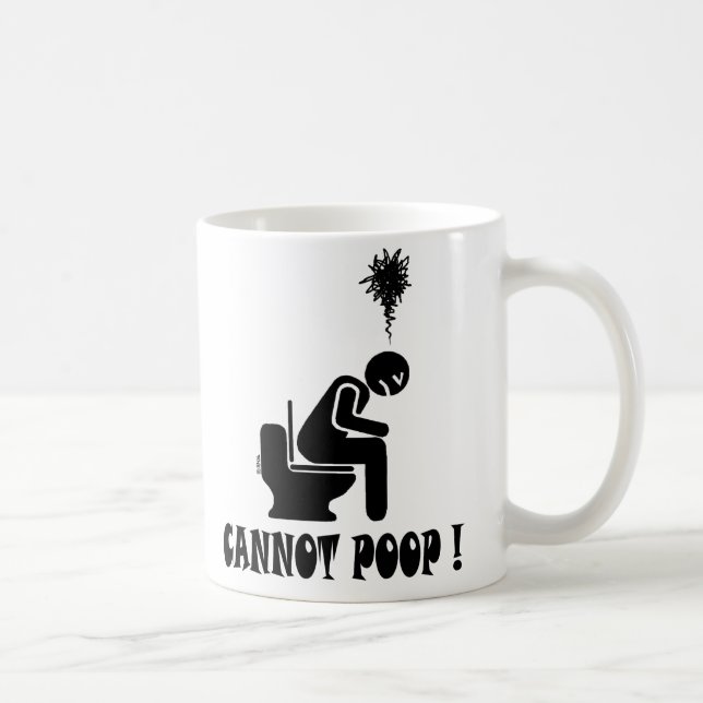 Inte kan poopen! kaffemugg (Höger)