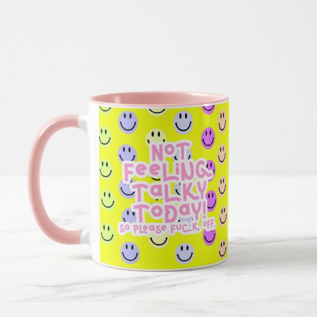 Inte kännas vid Talky i dag - Mugg (Vänster)
