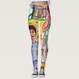 Inte kastar vi inte stenar - damasker leggings