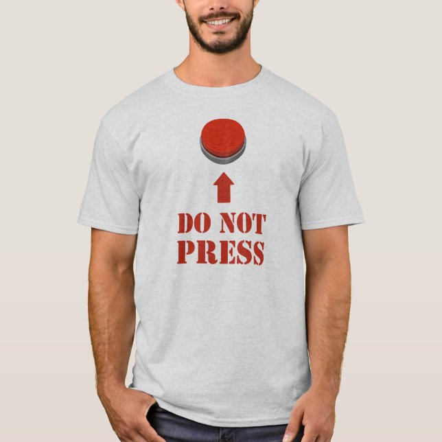 Inte knäppas pressen det rött tee (Framsida)