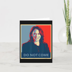 Inte Kom Kamala Harris Shirt Funny Politik Kort