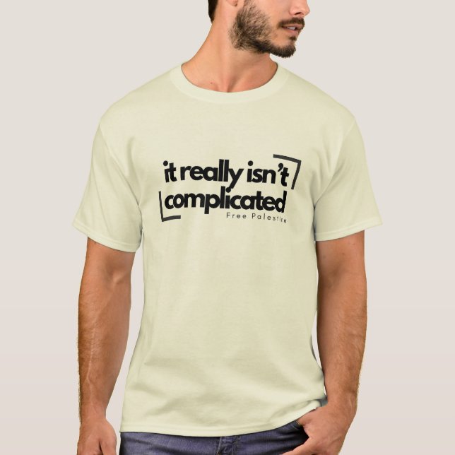 Inte komplicerat t shirt (Framsida)
