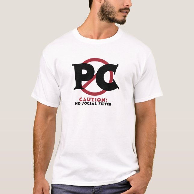 Inte korrekta Pollitically T-shirt (Framsida)