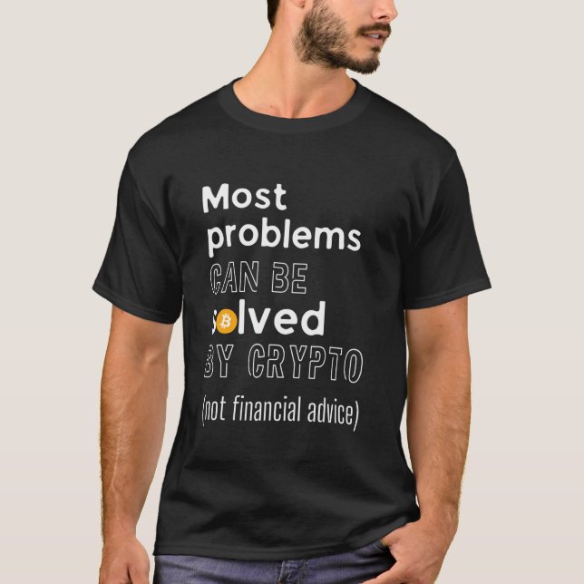 Inte kryptering av finansiell rådgivning för att s t shirt (Framsida)