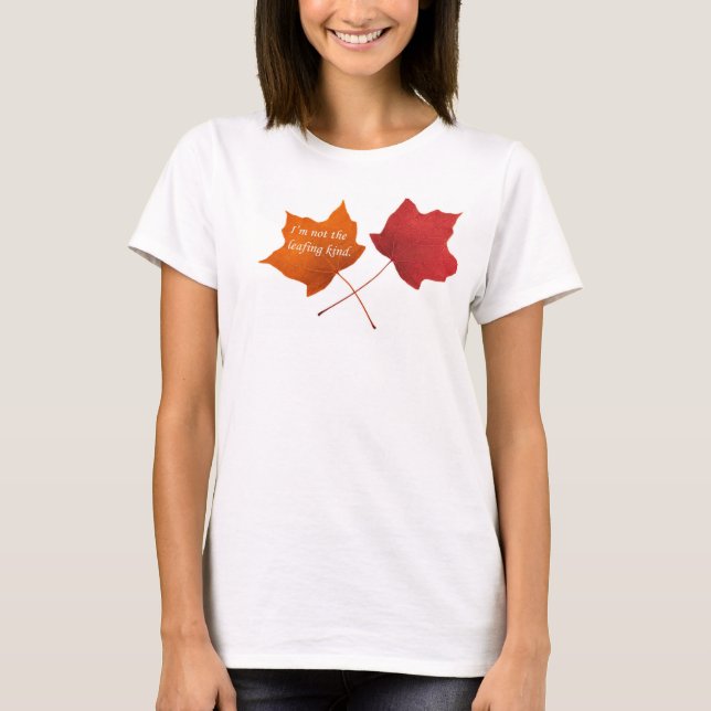 Inte Lämnande T-shirt (Framsida)