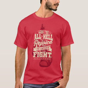 Inte längre i kampen t shirt