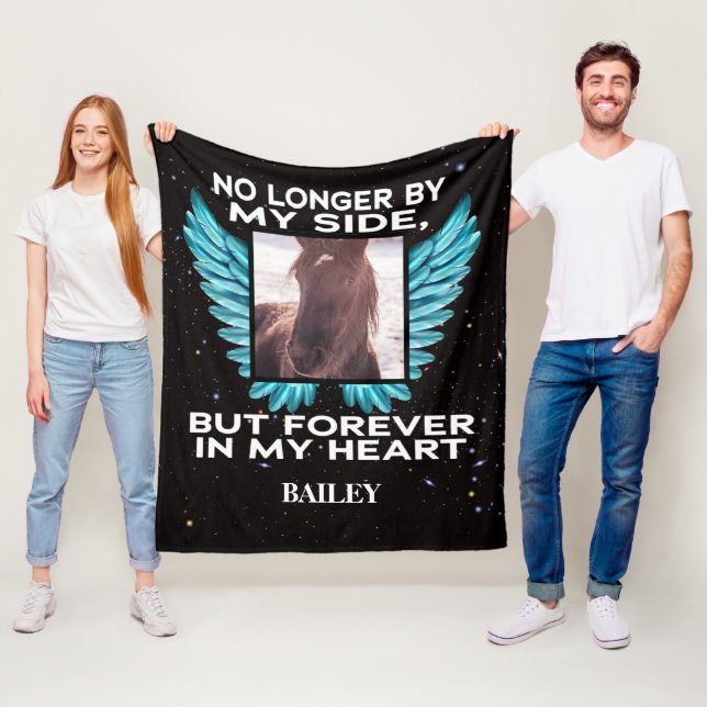 Inte längre vid min sida, Pet Memorial - Anpassnin Fleecefilt (På plats)