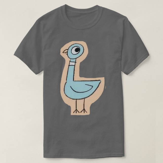 inte låta duvan köra buss 15 t shirt (Design framsida)