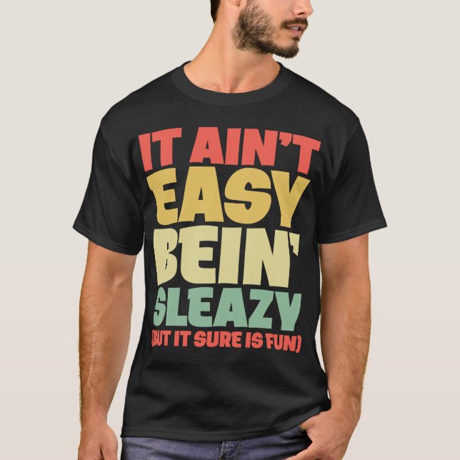 Inte lätt blleazy-meme utan praktisk inadekvat Lew T Shirt (Framsida)