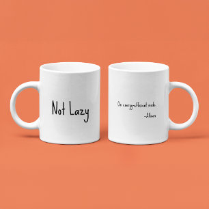 INTE Lazy, i energisnålt läge - roligt kontor Kaffemugg