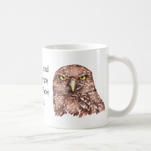 Inte Ledsen eller Grumpy, så ser jag Uggla Kaffemugg