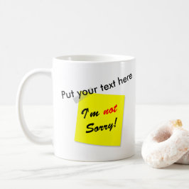 Inte ledsen kaffemugg
