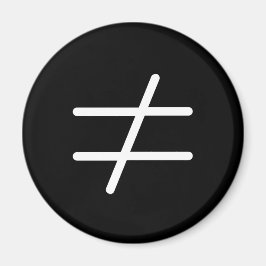 Inte lika med symbol Kvinnoprotester mot Höger Magnet