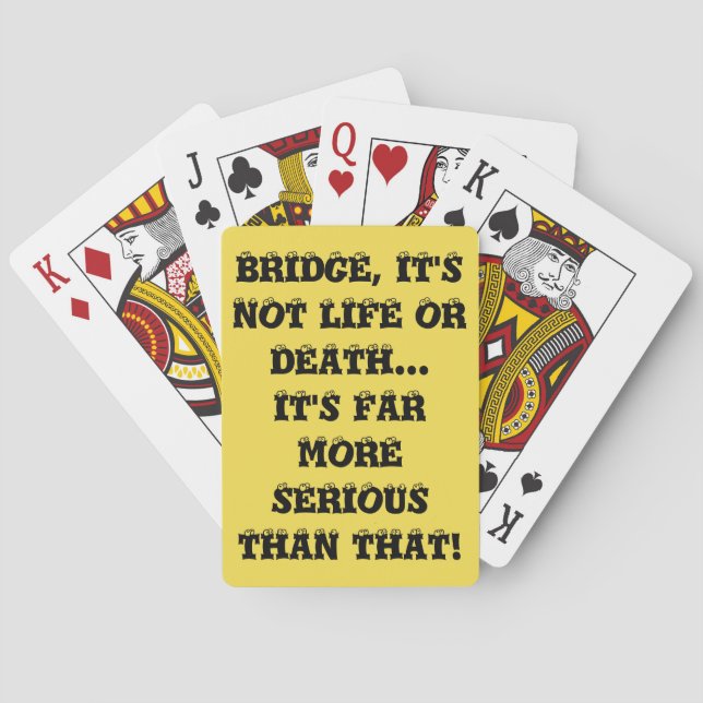 INTE LIV ELLER DÖD - LEKA KORT SPEL KORT (Baksidan)