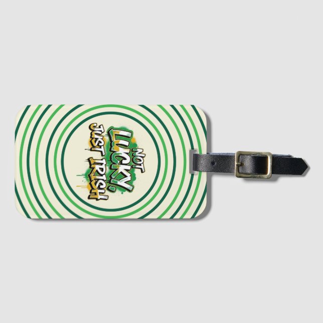 Inte Lucky Bara Irish St. Patrick's Day Bagagebricka (Framsida horisontal)