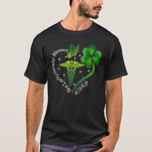 Inte Lucky bara välsignad CNA St. Patrick Day T Shirt