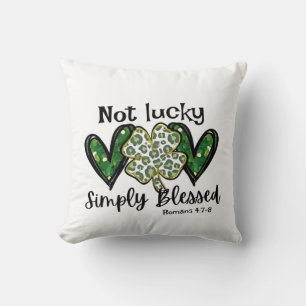 Inte Lucky, bara välsignad Lucky Charm St Patrick Kudde