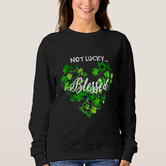 Inte Lucky, bara välsignade St Patricks Women Chri T Shirt (Framsida)