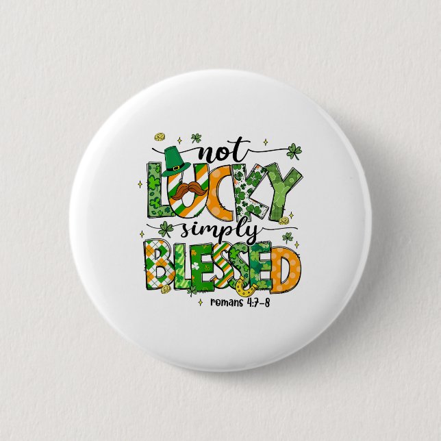 Inte Lucky Enkelt Salig St Patricks Day Tro Chr Knapp (Framsida)