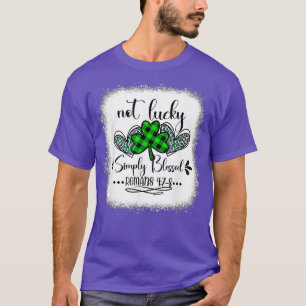 Inte Lucky, helt enkelt bläddrade romer 4 7 8 patr T Shirt