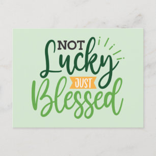 Inte Lucky, just Blad Saint patrick's day Saint Vykort