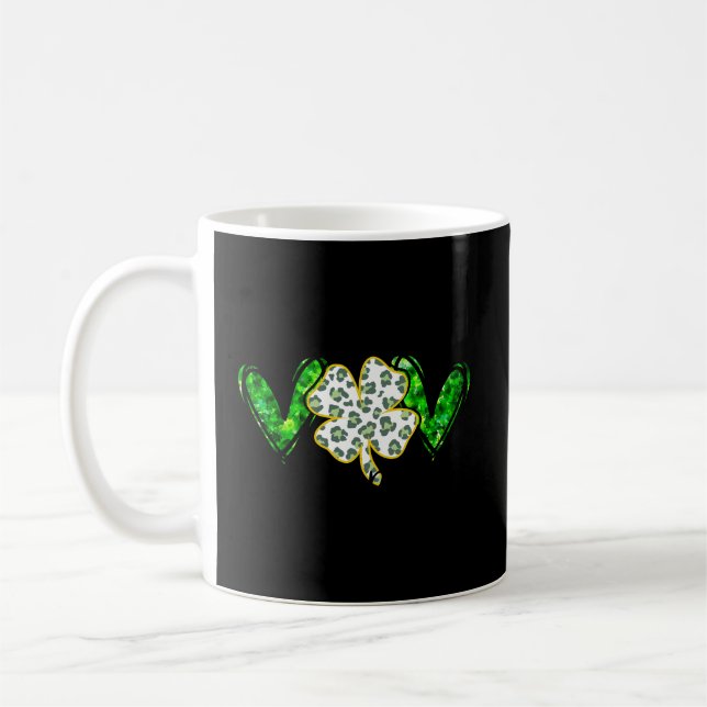 Inte Lucky Simple Blsed Stpatricks Day Faith Chri Kaffemugg (Vänster)